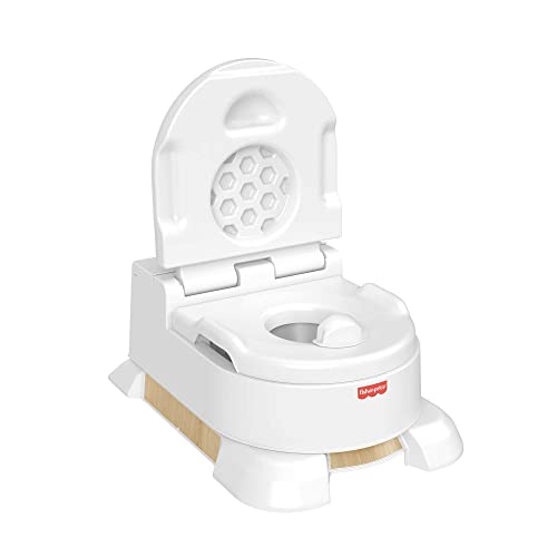 ​Fisher-Price - Vasino Design 4 in 1, vasino a forma di moderno wc per neonati...